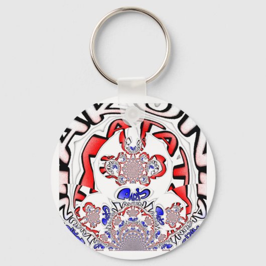 Französische Drehung Hakuna Matata: Einzigartiger  Schlüsselanhänger (Vorderseite)