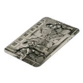 Französische Druckerpresse, 1642 (Gravur) Magnet (Linke Seite)