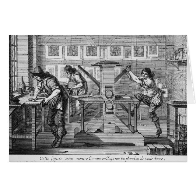 Französische Druckmaschine, 1642 (Vorderseite (Horizontal))