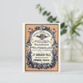 Französische Duftwerbung Postkarte (Stehend Vorderseite)