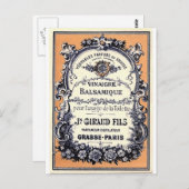 Französische Duftwerbung Postkarte (Vorne/Hinten)