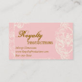 Französische Eiffelturm-Antiken-Art-Visitenkarten Visitenkarte (Rückseite)