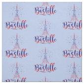 Französische Eiffelturmfabrik Bastille Day Stoff (Muster)