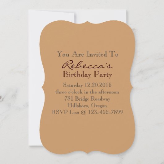 Französische eiffurmturmparis Geburtstagsparty Einladung (Rückseite)