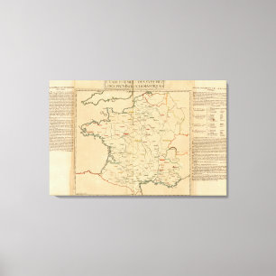 Französische Einrichtungen Leinwanddruck