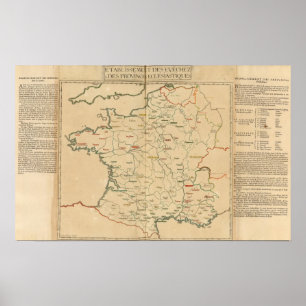 Französische Einrichtungen Poster