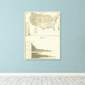 Französische Einwanderung Leinwanddruck (Insitu (Holzboden))