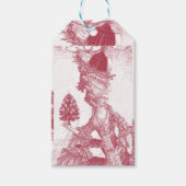 Französische Eleganz Marie Antoinette Joyeux Weihn Geschenkanhänger (Vorderseite)