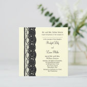 Französische Elfenbeinküche (Elfenbein) Einladung (Stehend Vorderseite)