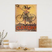 Französische Fahrradwerbung von 1898 Poster (Küche)
