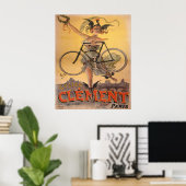 Französische Fahrradwerbung von 1898 Poster (Heimbüro)