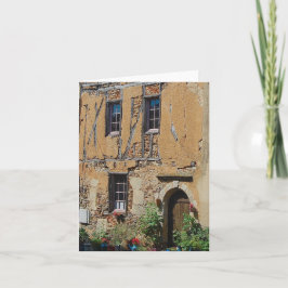 Französische Fassade Feiertagskarte