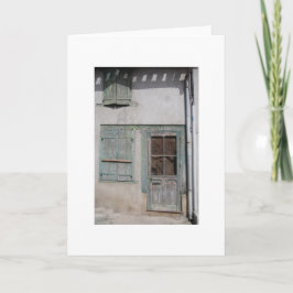 Französische Fassade, Trebes Feiertagskarte