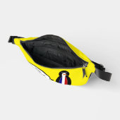 Französische Flagge als Vortragende Frau Penguin P Bauchtasche (Offen)