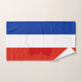Französische Flagge Badhandtuch Set (Handtuch)
