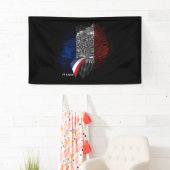 Französische Flagge Banner (Insitu)