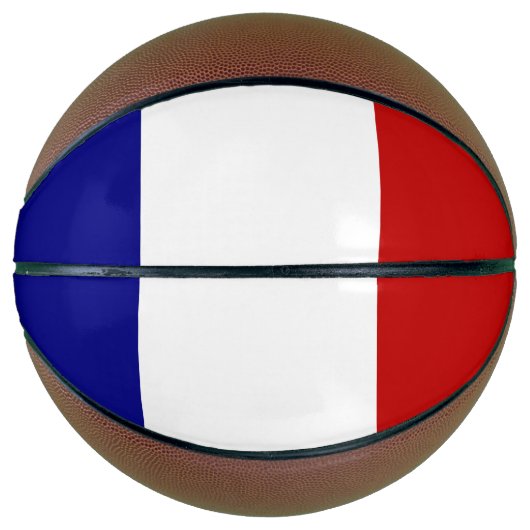 Französische Flagge Basketball (Vorderseite)