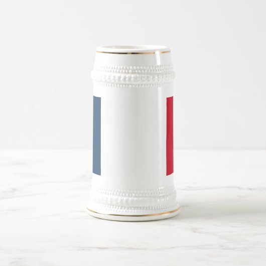 Französische Flagge Bierglas (Mittel)