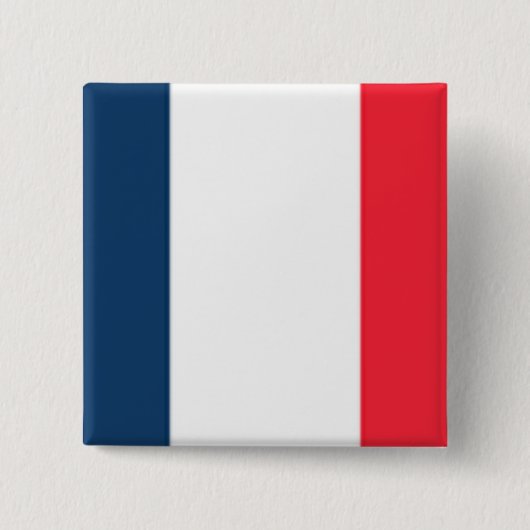 Französische Flagge Button (Vorderseite)