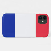 Französische Flagge Case-Mate iPhone Hülle (Rückseite (Horizontal))