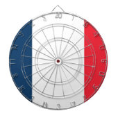 Französische Flagge Dartscheibe (vorne)