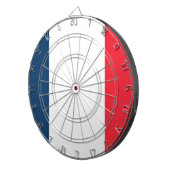 Französische Flagge Dartscheibe (Vorderseite rechts)