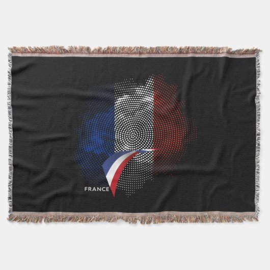 Französische Flagge Decke (Vorderseite)