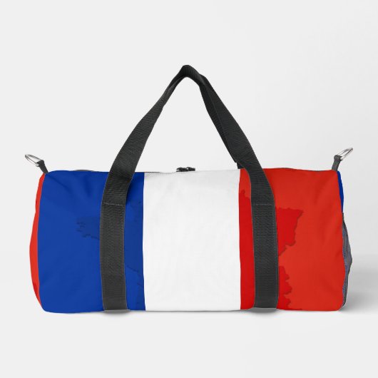 Französische Flagge Duffle Bag (Vorderseite)