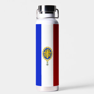 Französische Flagge-Emblem Trinkflasche