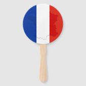 Französische Flagge Fächer (Vorderseite)