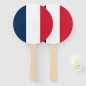 Französische Flagge Fächer (Vorne und Hinten)