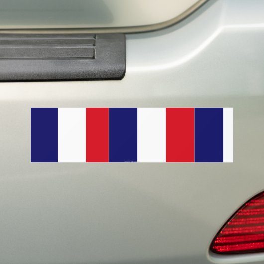 Französische Flagge färbt Autoaufkleber (Auf Auto)