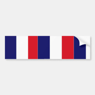 Französische Flagge färbt Autoaufkleber