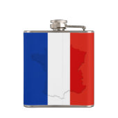 Französische Flagge Flachmann (Rückseite)