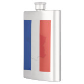 Französische Flagge Flachmann (Links)