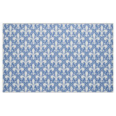 Französische Flagge Fleur de Lys Blue und weiß Stoff (Fat Quarter (45,7 x 55,9 cm))