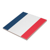 Französische Flagge Fliese (Seite)