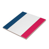 Französische Flagge Fliese (Seite)