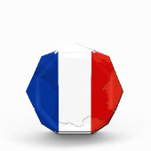 Französische Flagge Fotoblock (Vorderseite)