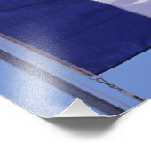 Französische Flagge Fotodruck (Ecke)