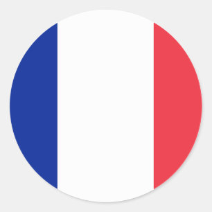 Französische Flagge Frankreich Aufkleber – Blau We