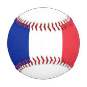 Französische Flagge (Frankreich) Baseball (Rückseite)