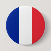Französische Flagge (Frankreich) Button (Vorderseite)
