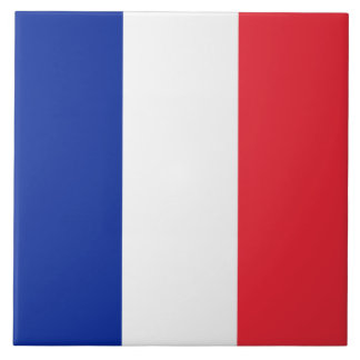 Französische Flagge (Frankreich) Fliese
