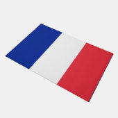 Französische Flagge (Frankreich) Fußmatte (Schrägansicht)