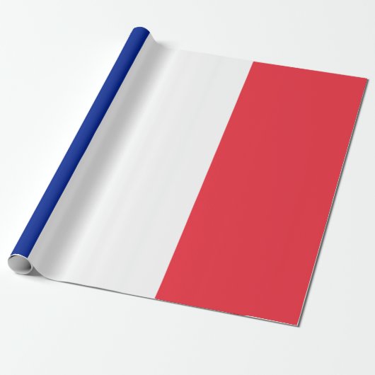 Französische Flagge (Frankreich) Geschenkpapier (Ungerollt)