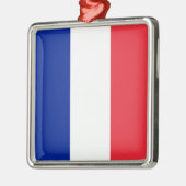 Französische Flagge (Frankreich) Keramik Ornament (Links)