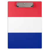 Französische Flagge (Frankreich) Klemmbrett (Vorderseite)