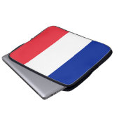 Französische Flagge (Frankreich) Laptopschutzhülle (Vorne Knopf)