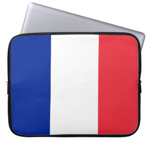 Französische Flagge (Frankreich) Laptopschutzhülle
